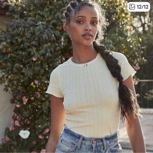 Doen Viví Tee in Lemon Size S